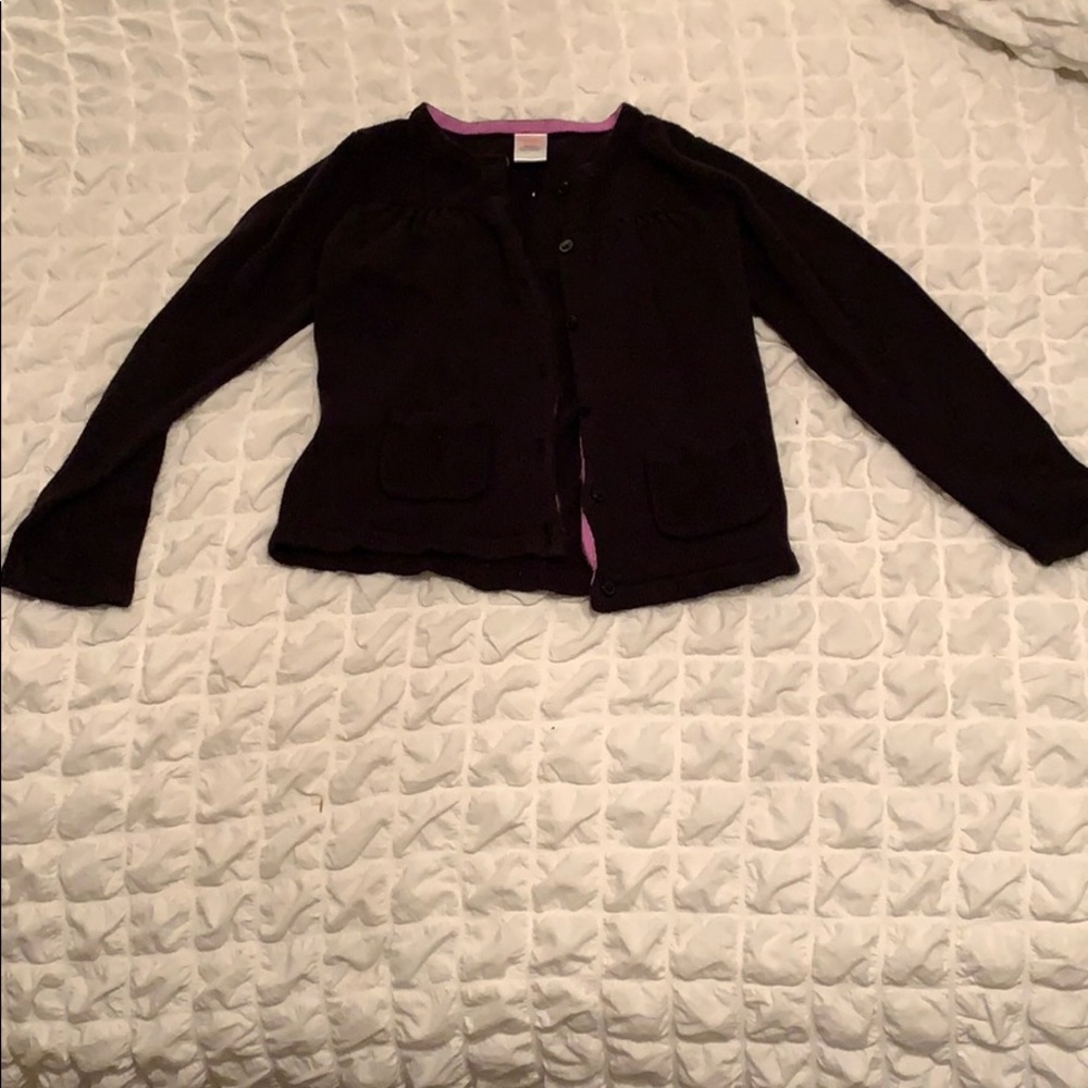 Gymboree Navy blue button up cardigan.
